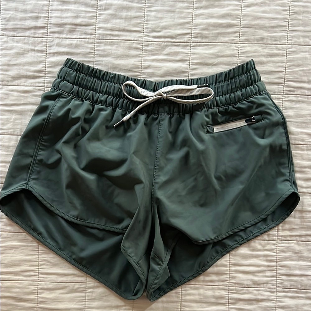Vuori Green Athletic Shorts